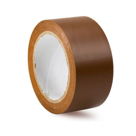 Accuform Pipe Marking Tape, SelfAdhesive, Brown, 2 in Width, 108 ft Length, 6 mil Thickness, Vinyl PTM623BN